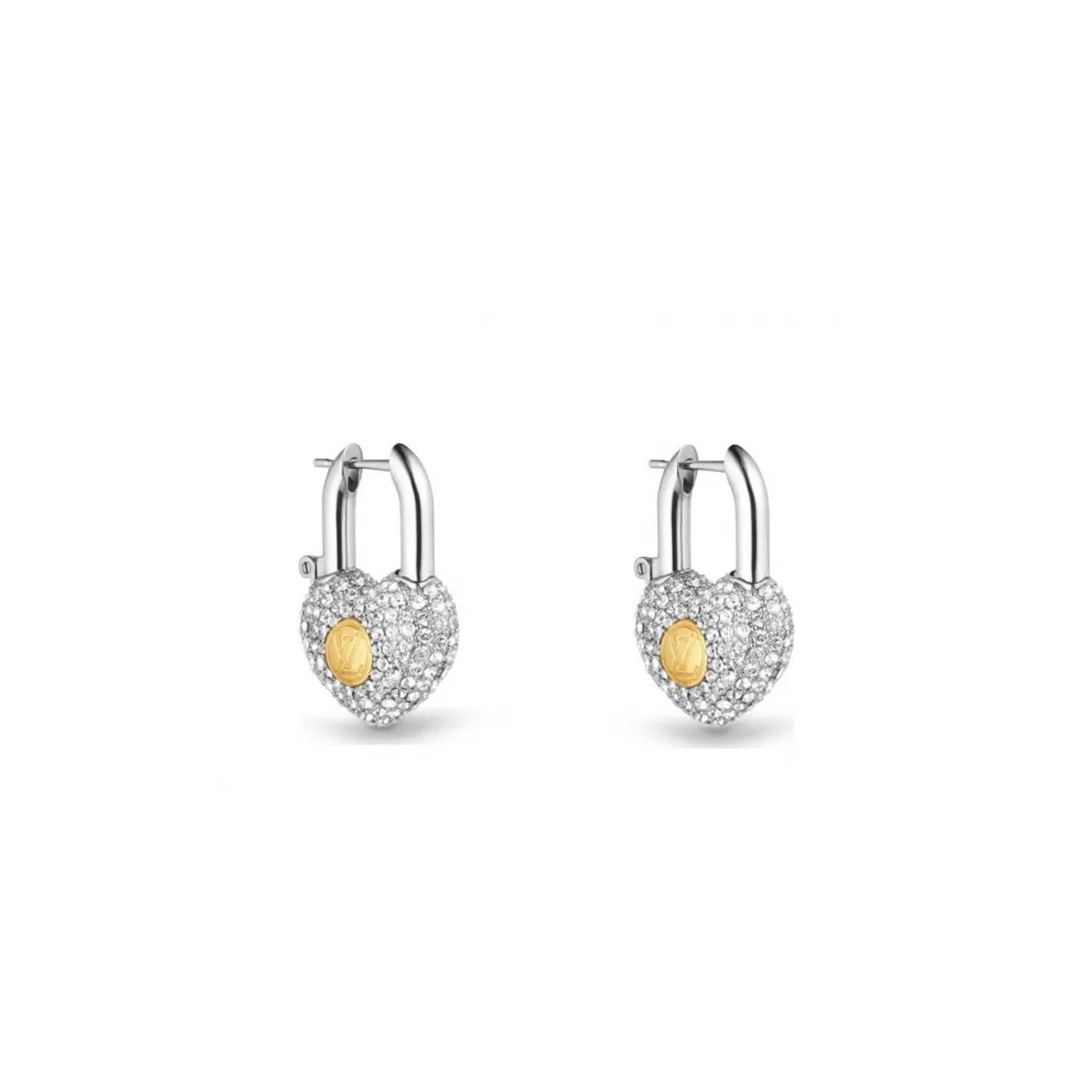 LOUIS VUITTON CRAZY IN LOCK STRASS EARRINGS M67276